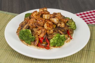Oriental con Camarones