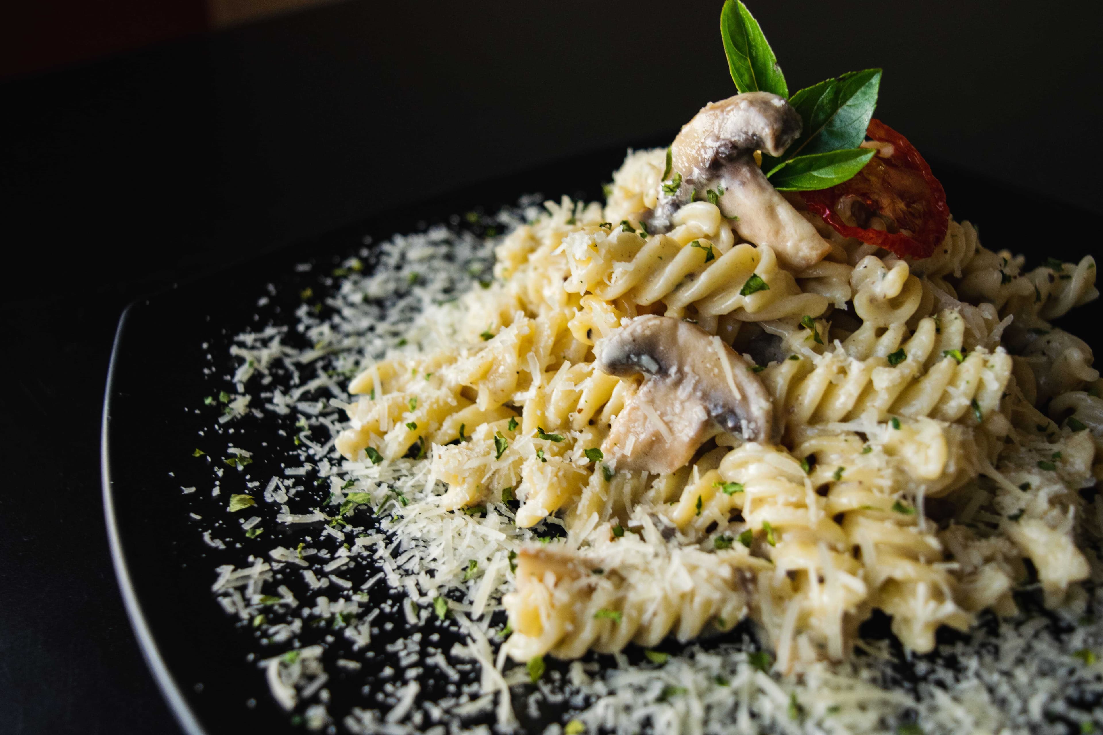 Pasta Champiñones