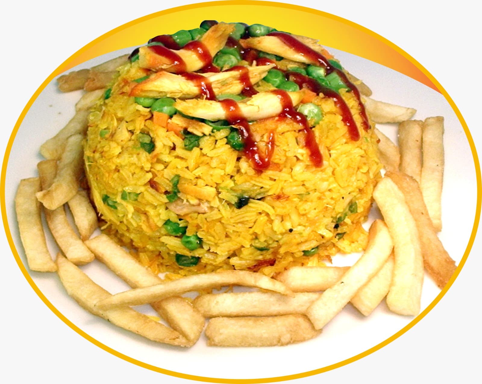 Arroz Con Pollo + 10 Piezas Alitas BBQ + Limonada