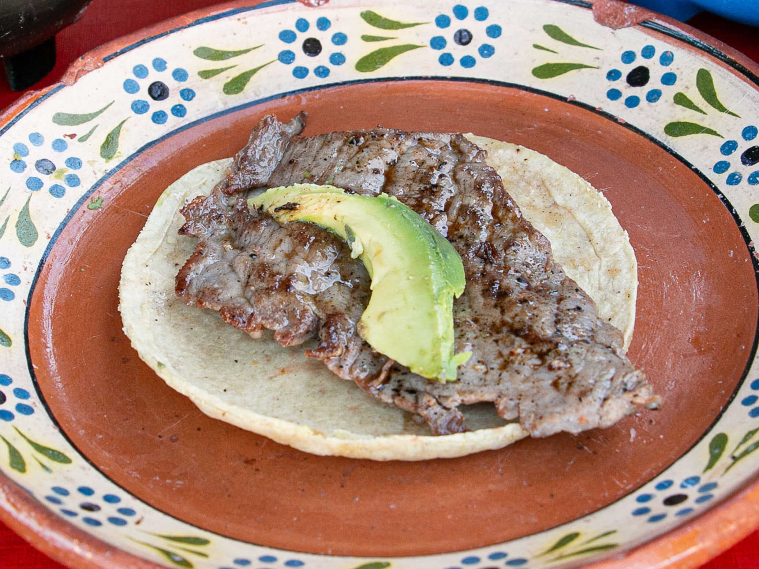 Taco c/Queso Cecina