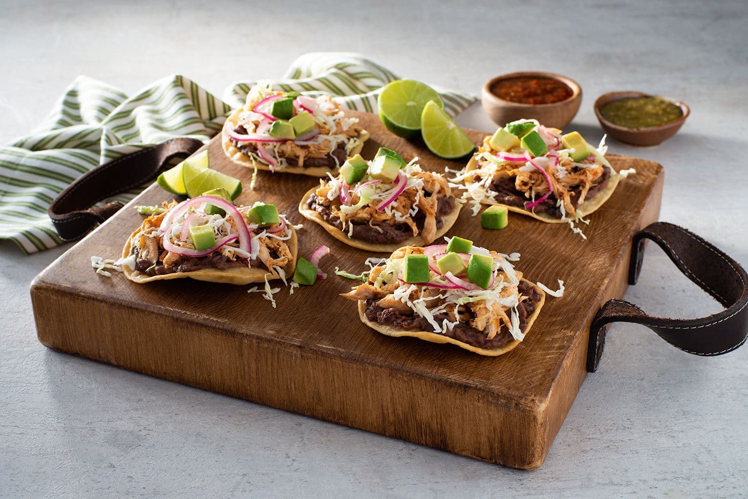 PROMO🏈Tostada de Pollo Desmenuzado