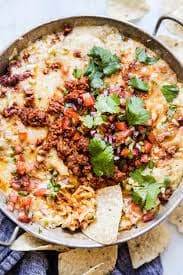 Carne con Queso Fundido