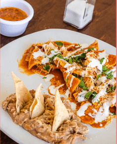 Combo Chilaquiles/jugo