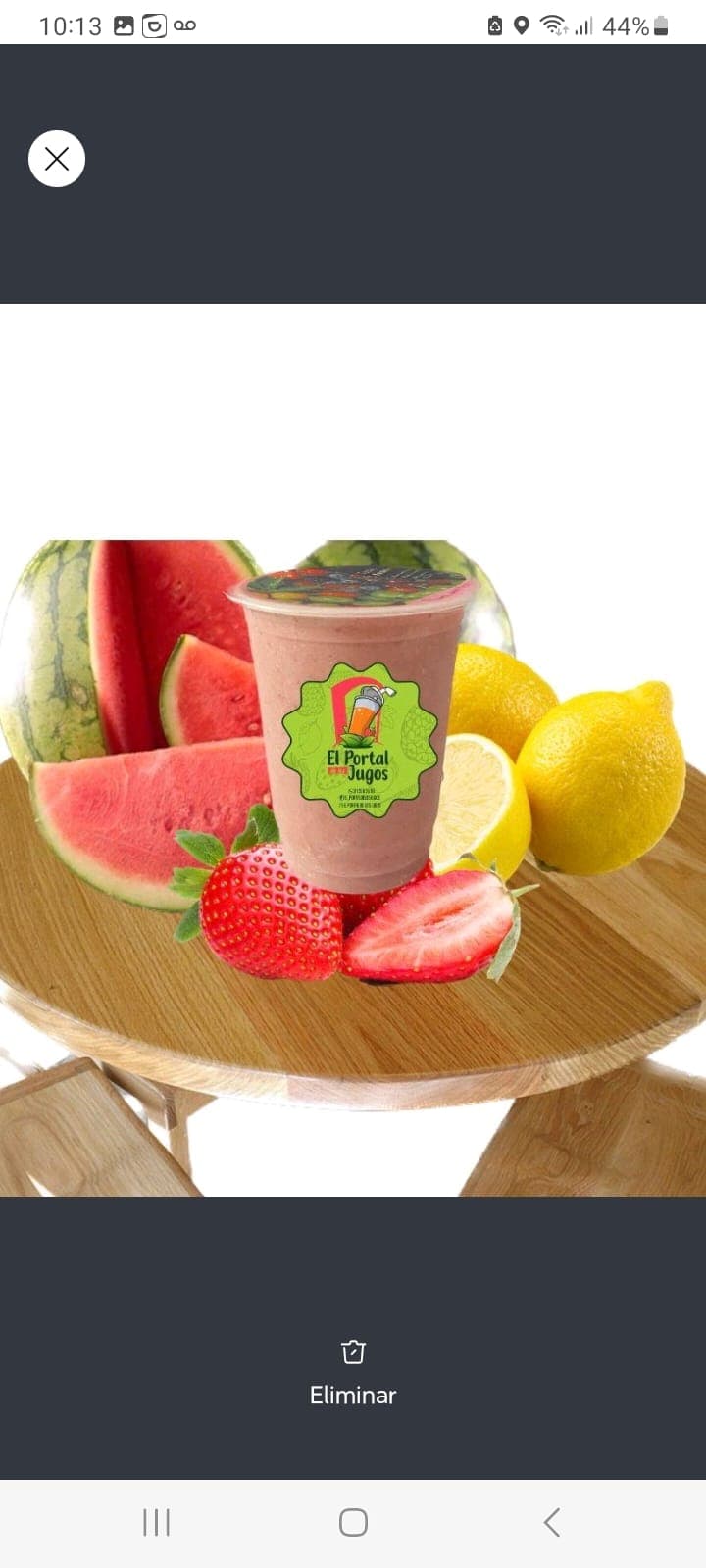 Jugo de Limón, Fresa, Sandía, 16oz