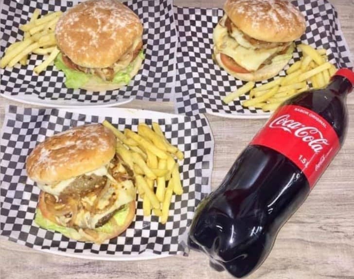 Combo 3 hamburguesas doble carne Rancheras