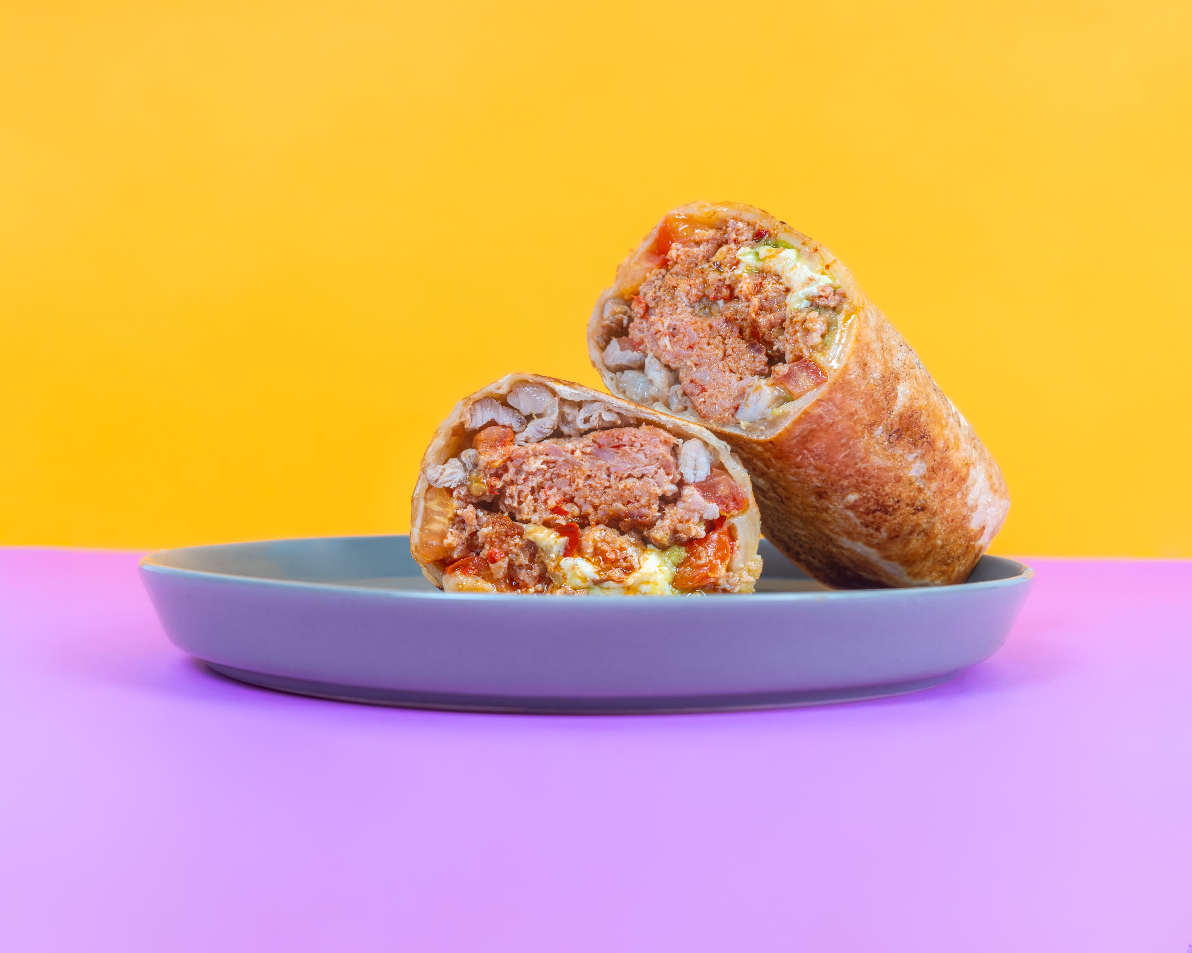 Burrito de Bistec con Longaniza