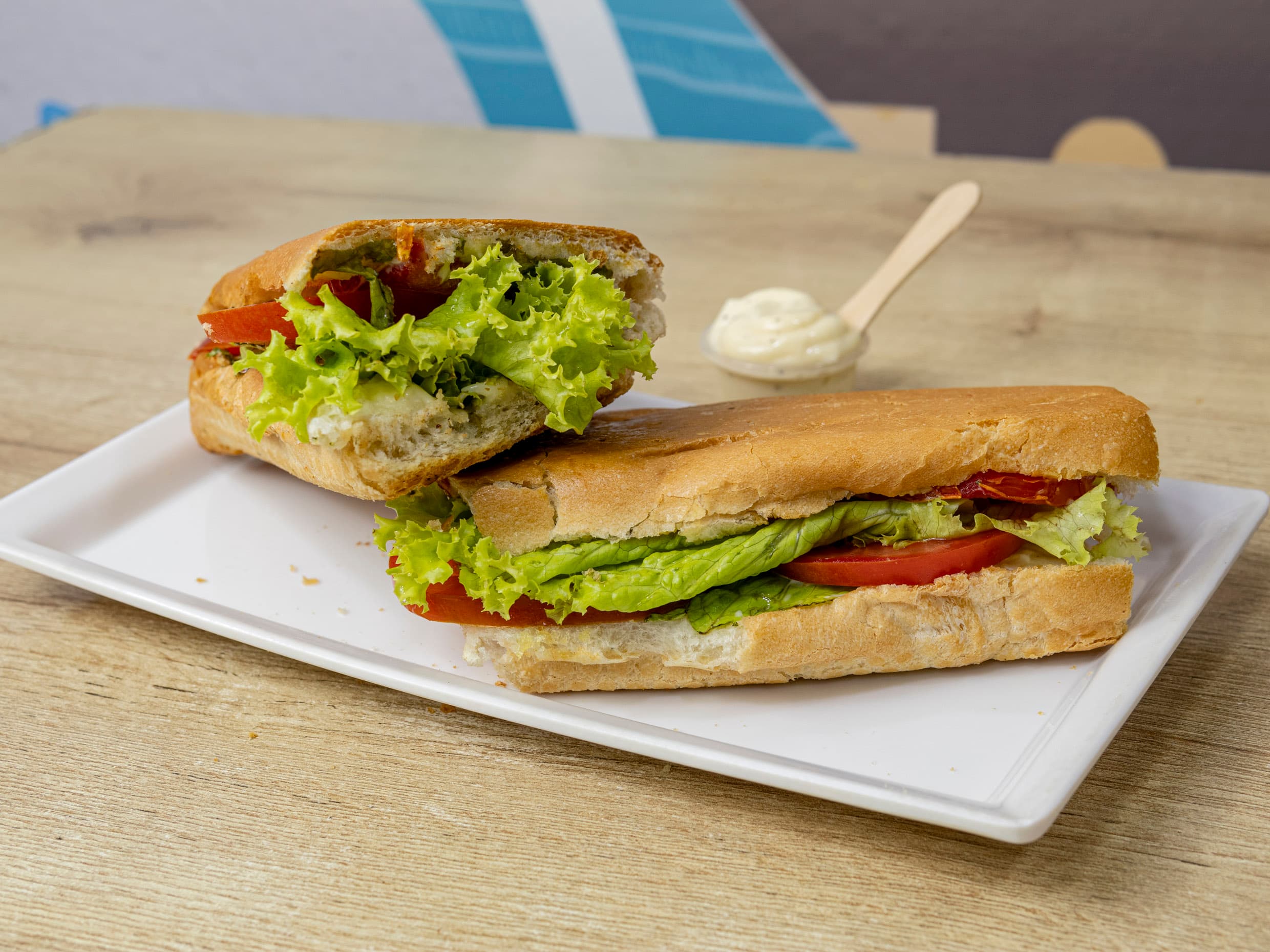 Sándwich Q Bano Vegetariano