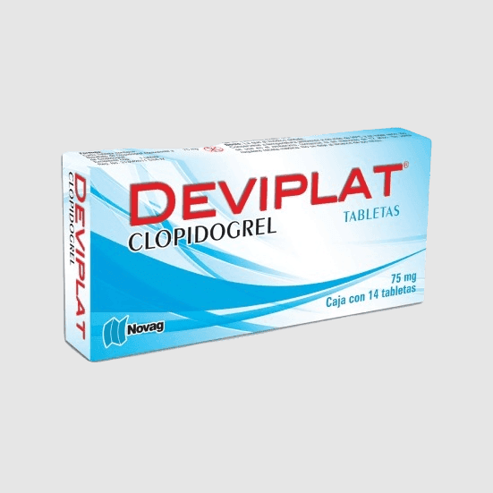 Deviplat Clopidogrel 75 mg 14 tabletas