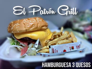 Hamburguesa 3 Quesos