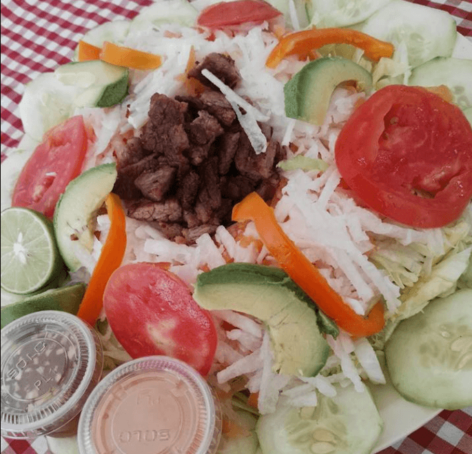 Ensalada Arrachera