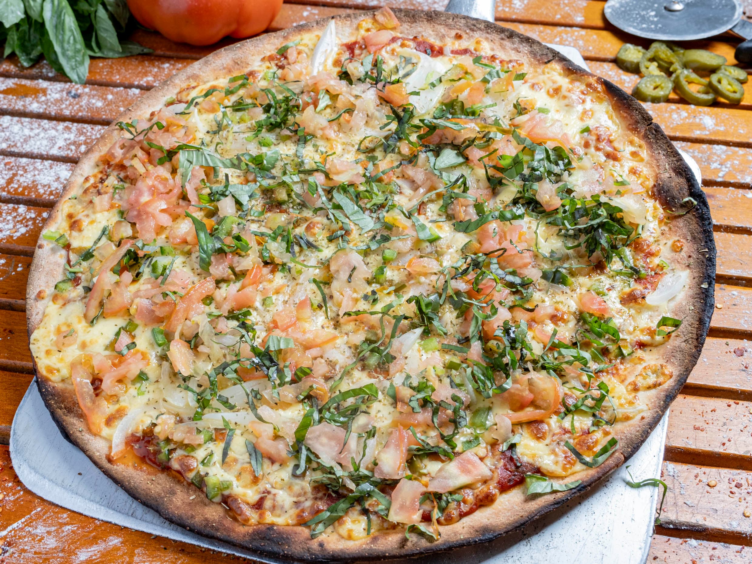 Pizza Vegetariana  - 14 pulgadas 8 porciones
