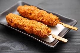 Brocheta de Kushiage de Queso