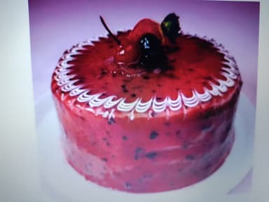 Pastel de Zarzamora con Philadelphia