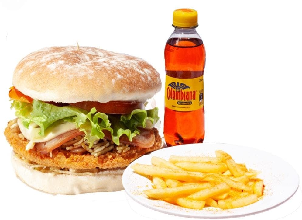 Super Hamburguesa de Pollo