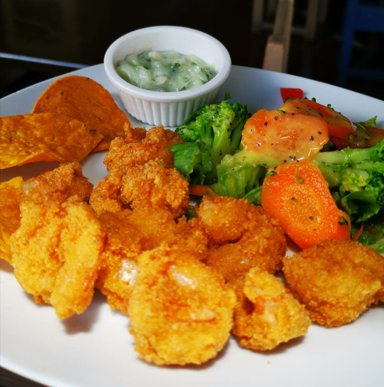 Camarones a la Ajillo Boca