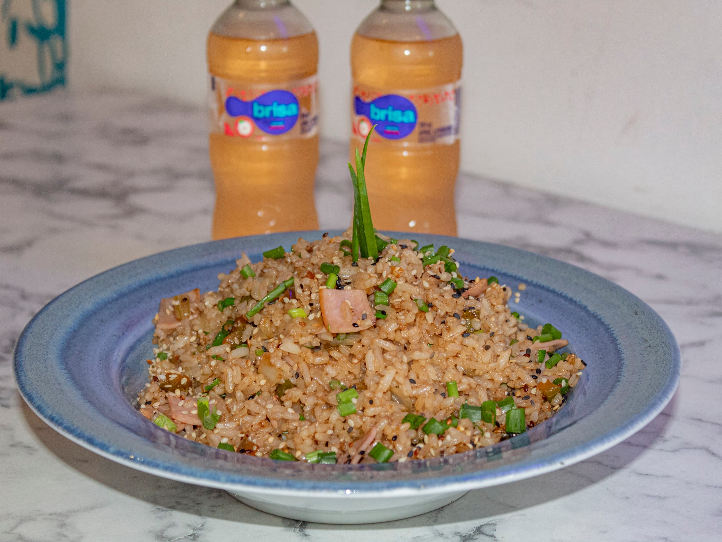 Arroz Frito Jamon Doble + 2 Bebidas
