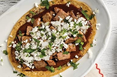 Huarache de bistec