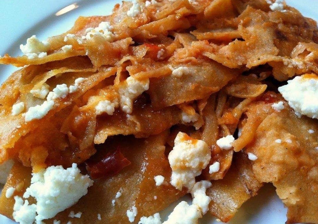 Chilaquiles con Pollo