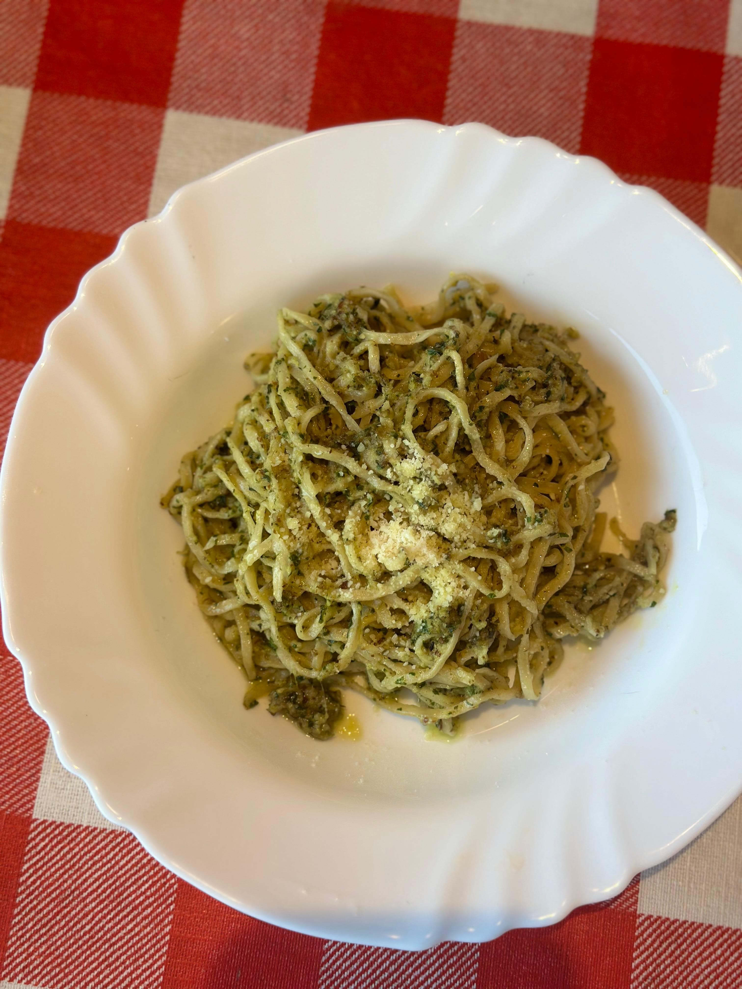 Spaguetti al Pesto