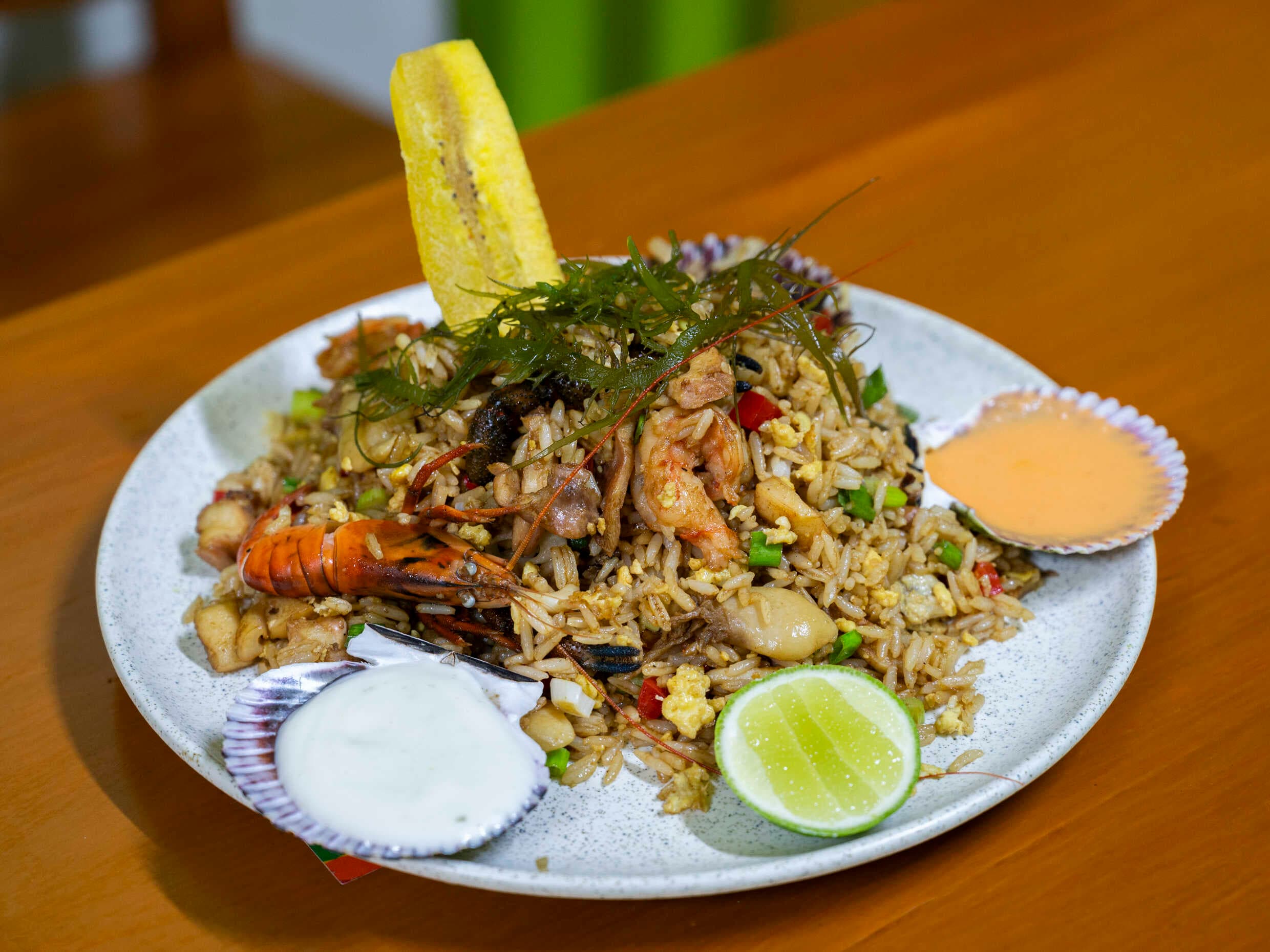 Arroz Chaufa de Mariscos