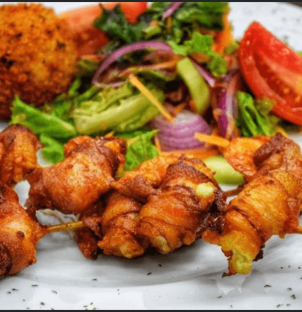 Brocheta Mar y Tierra