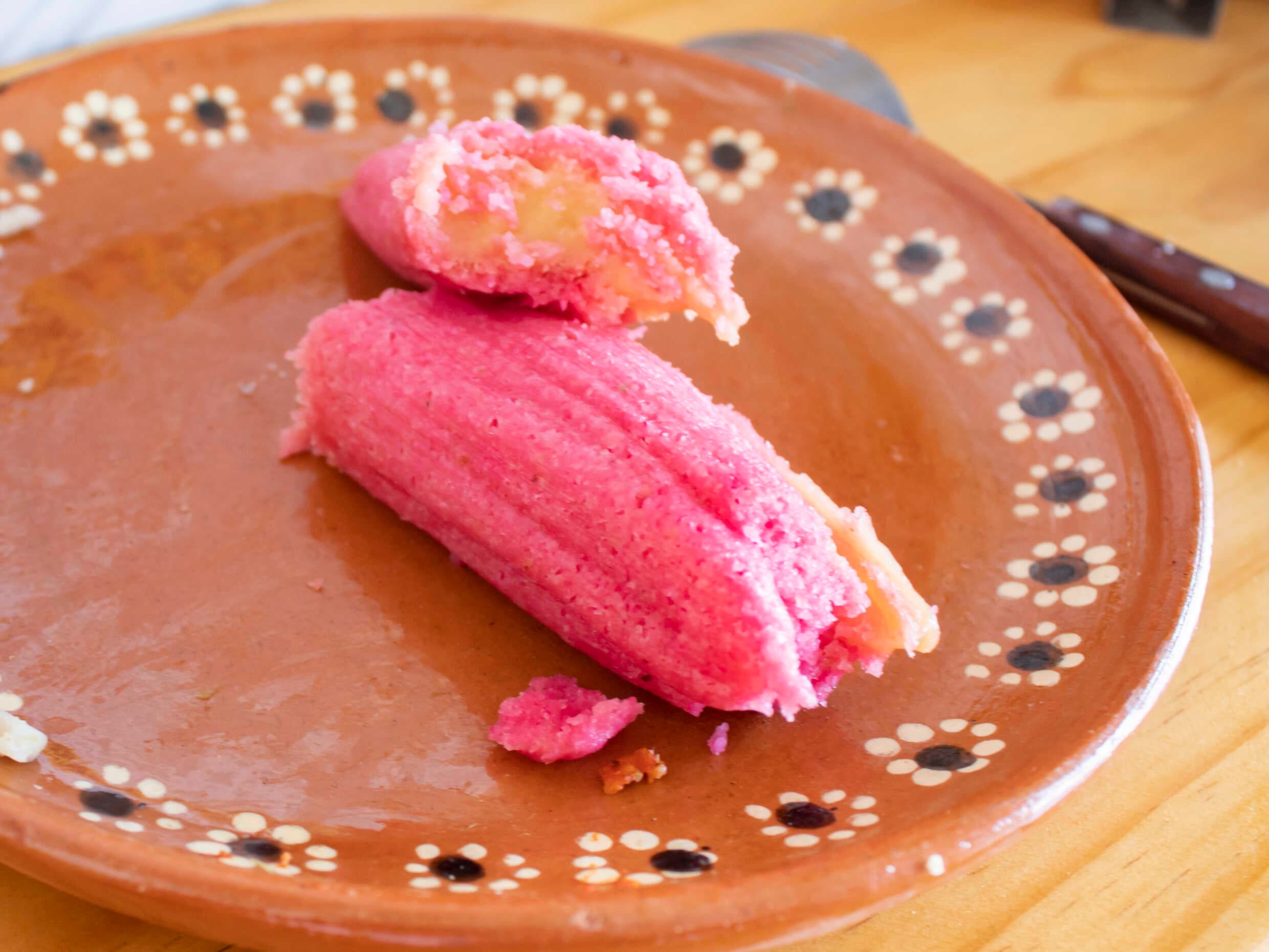 Tamal de Rosa con Crema