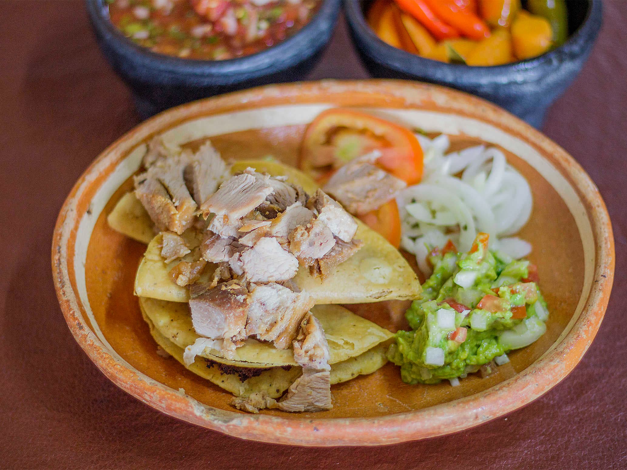 Taco Dorado con Carne