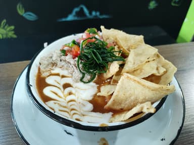 Sopa de Tortilla vegana