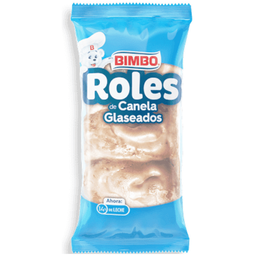 Bimbo Roles Glass 3 Piezas 205 grs