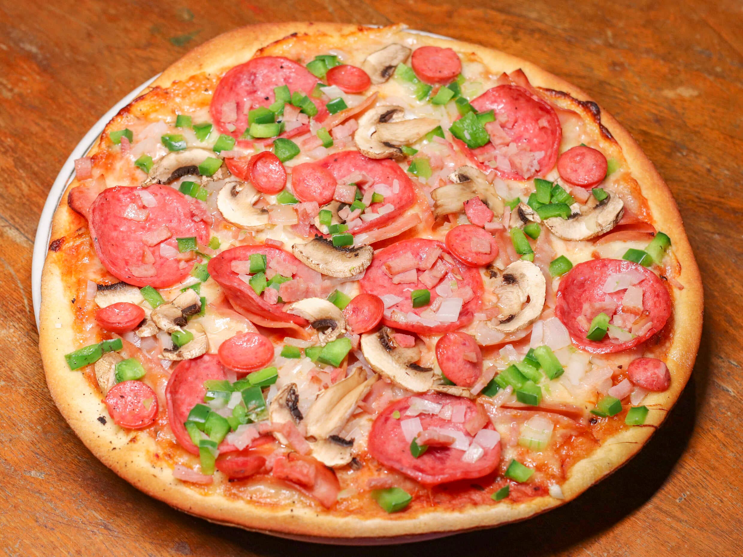 Pizza Combinada Personal Huerta