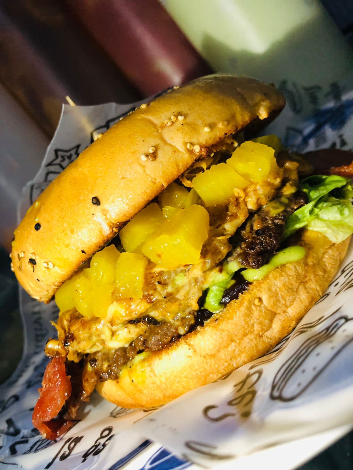 Hamburguesa Hawaiana
