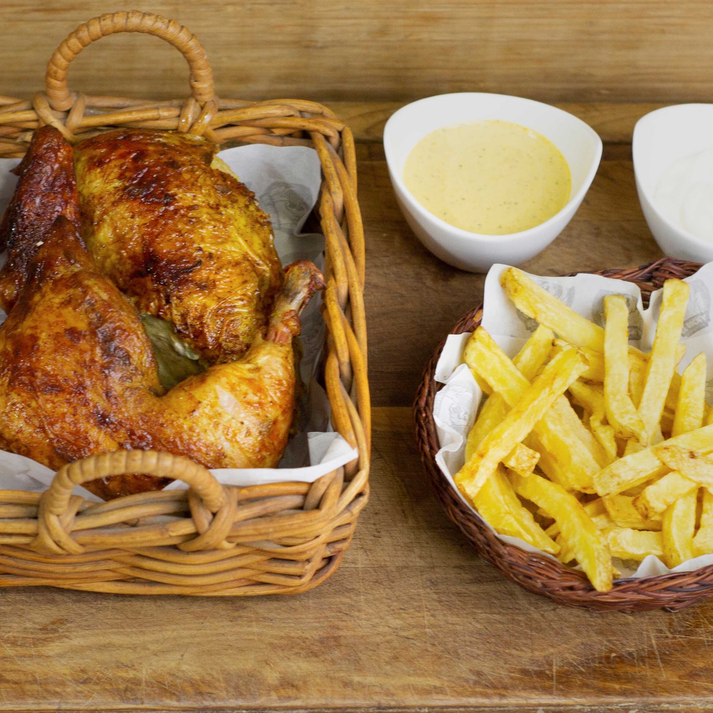 1/2 Pollo a la Brasa + Papas + Gaseosa