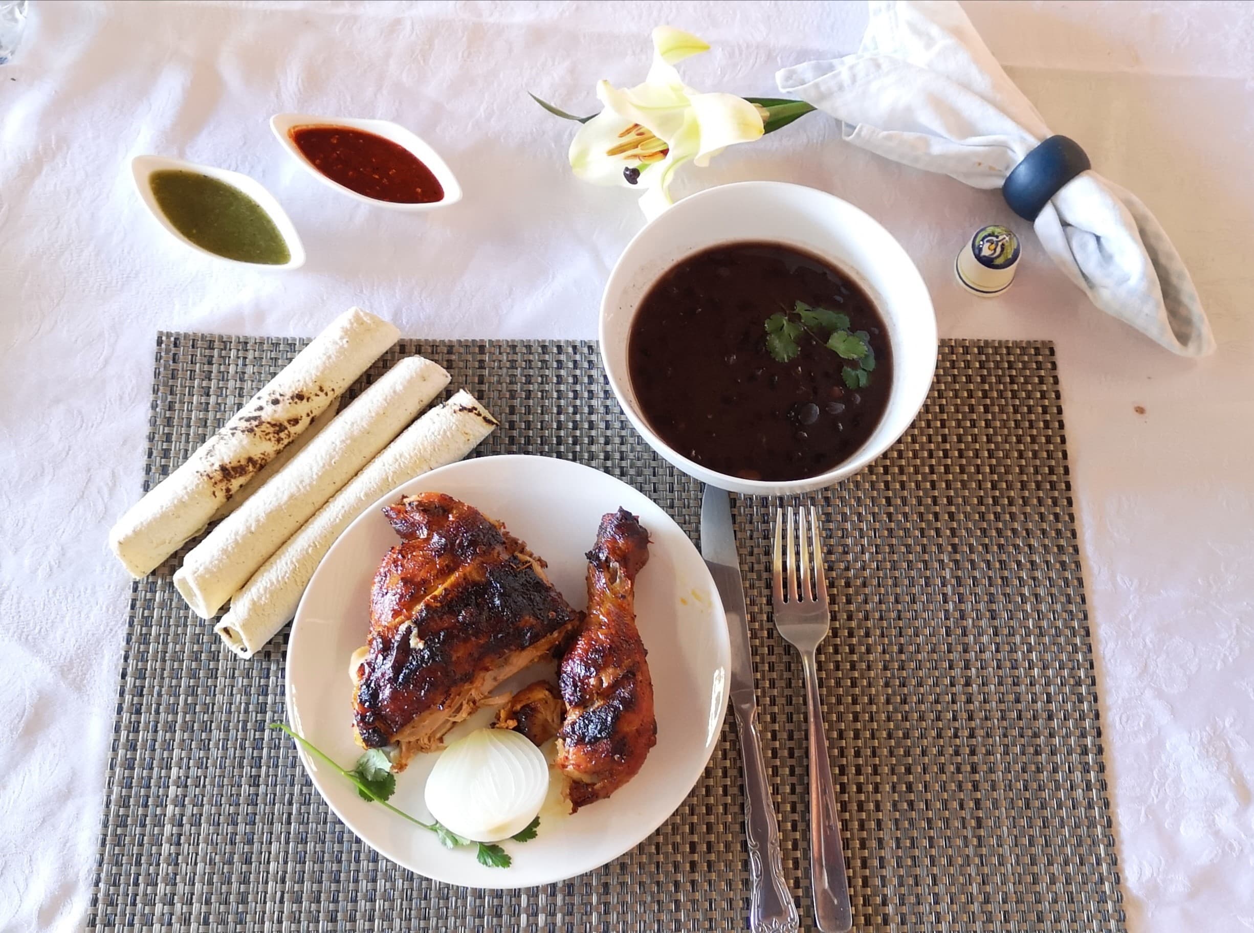 1/4 de pollo