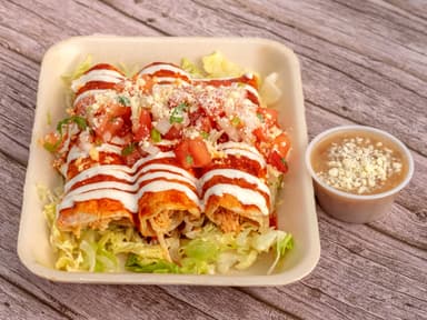 ENCHILADAS DE POLLO 3 PIEZAS