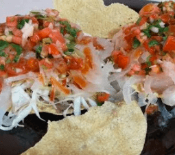 Tostada de Cueritos