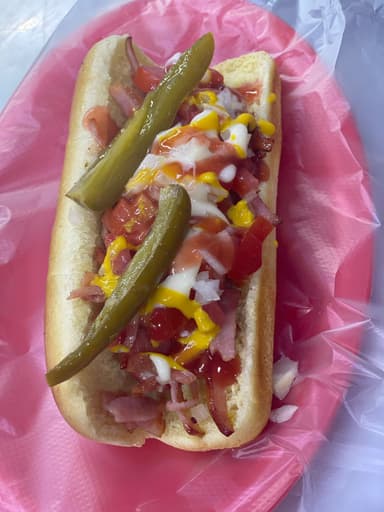 Hot Dog tocino
