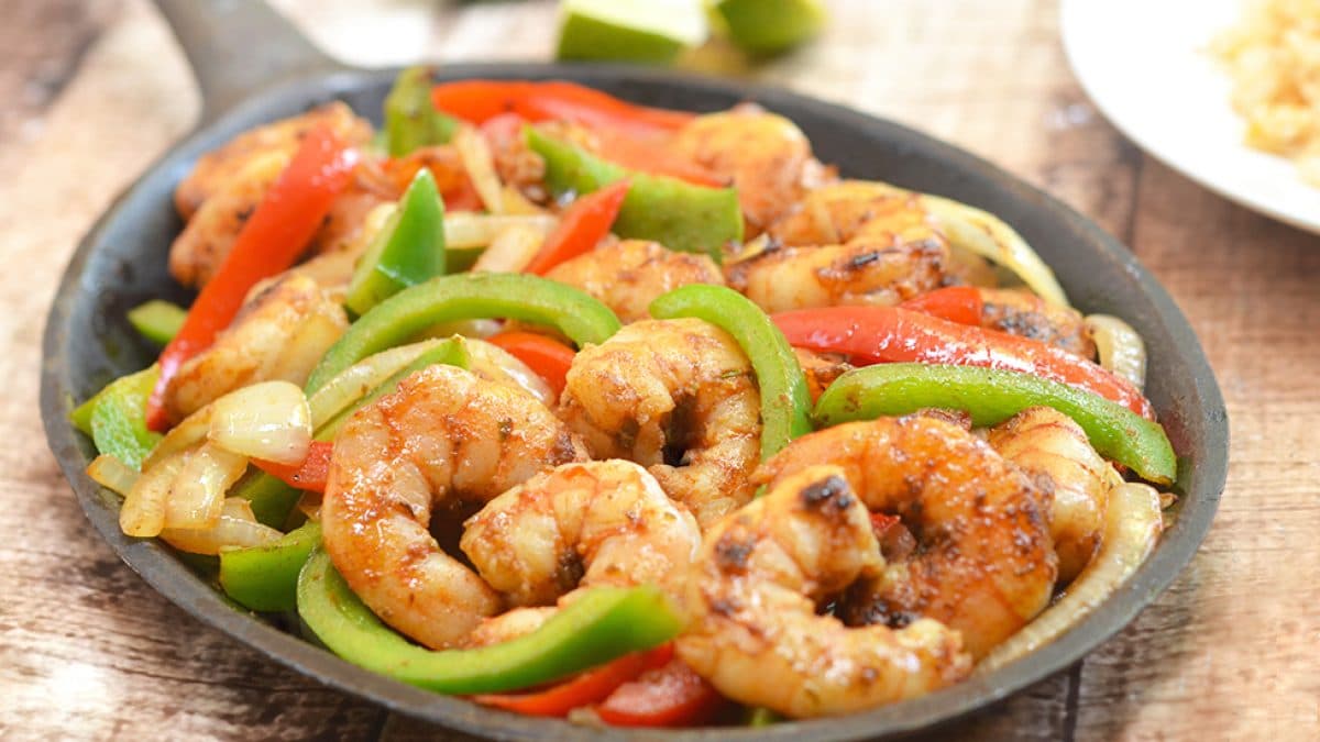 Fajitas de Camarón