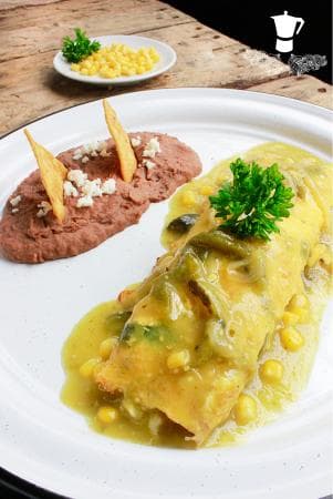 Omelette Poblano