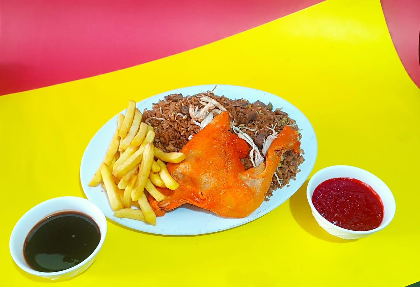 Arroz Oriental Personal Con Pierna Pernil