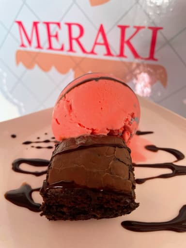 Mini Brownie con Helado en Super Promo