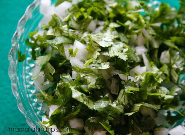 Cebolla con Cilantro