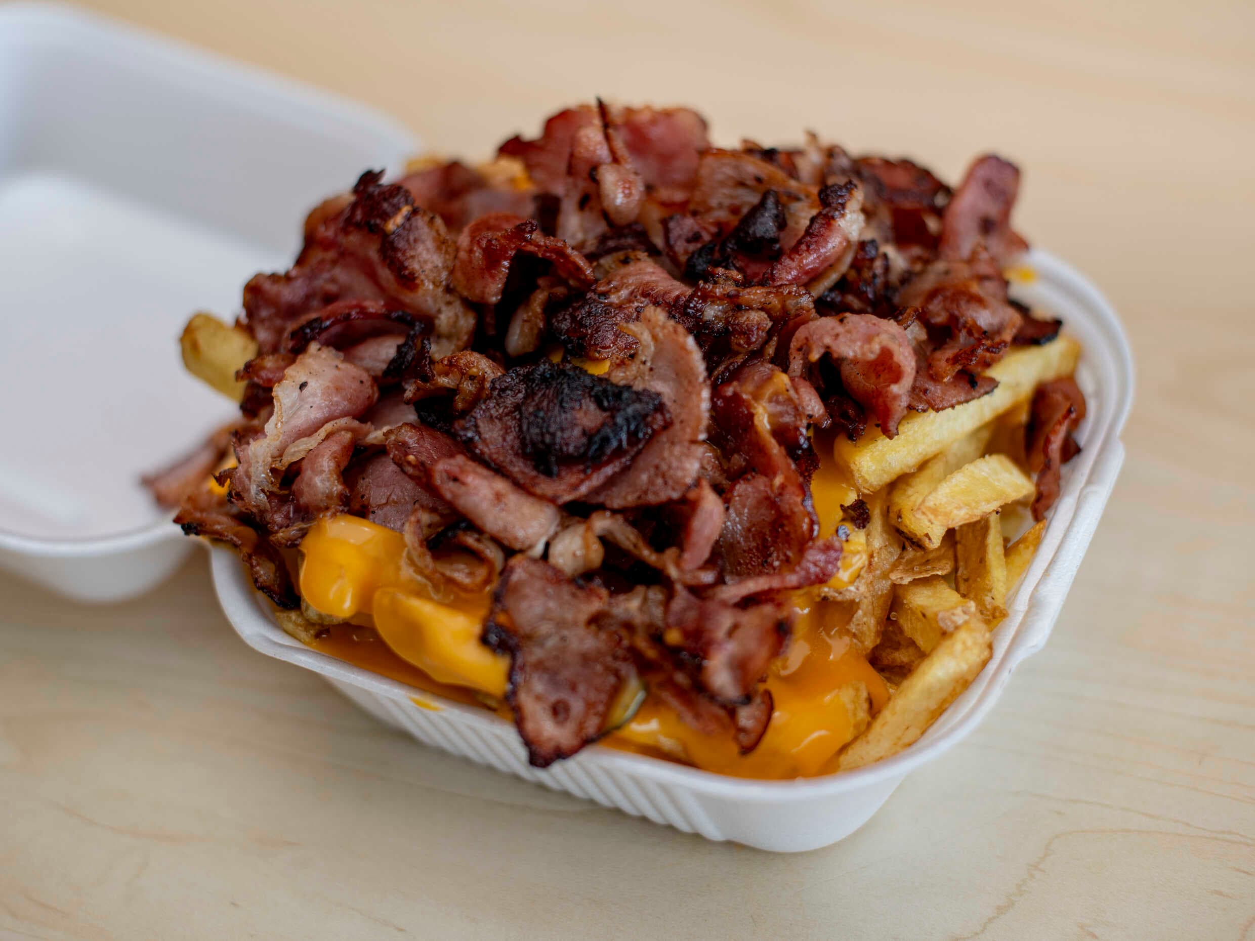 Papas con Tocino