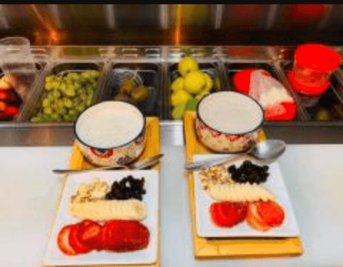 Avena Coco o Almendrada con Fruta