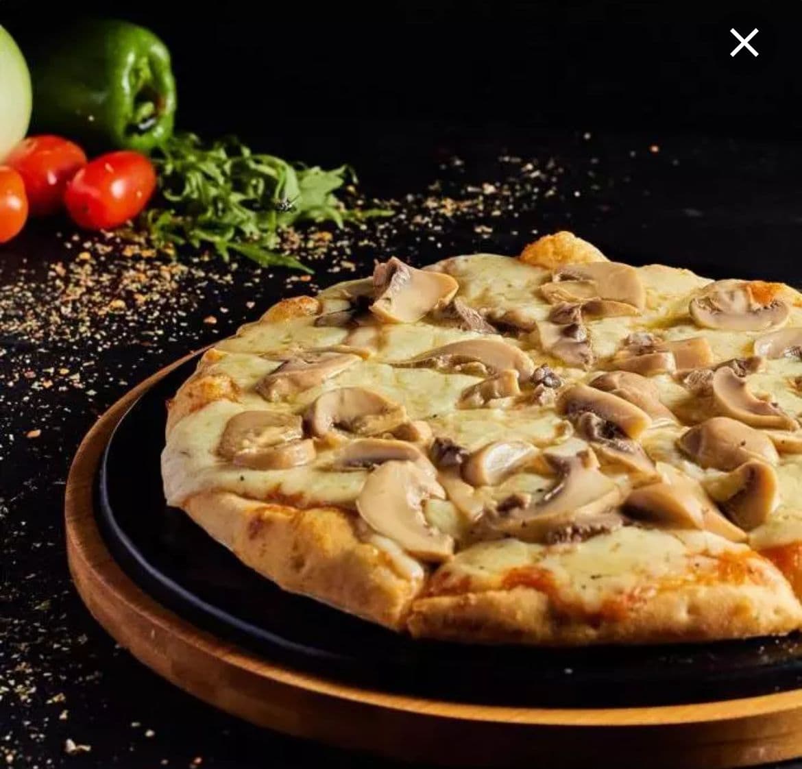 Pizza Clásica Champiñones