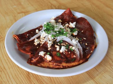 Enchiladas de Coloradito