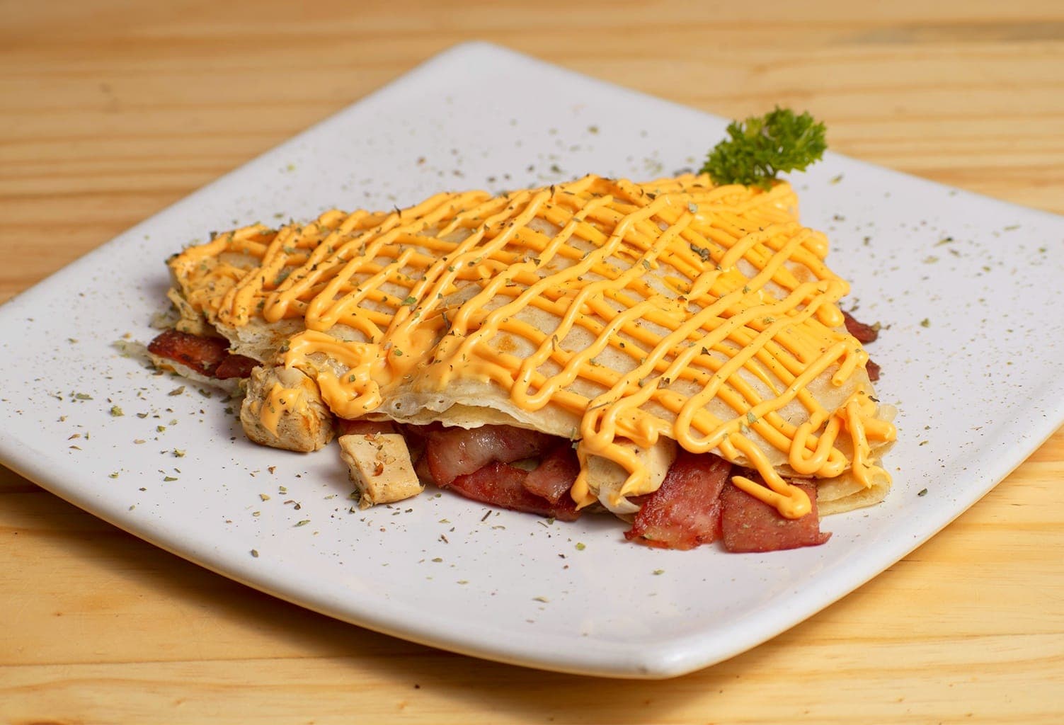 Crepe Baccon Cheese