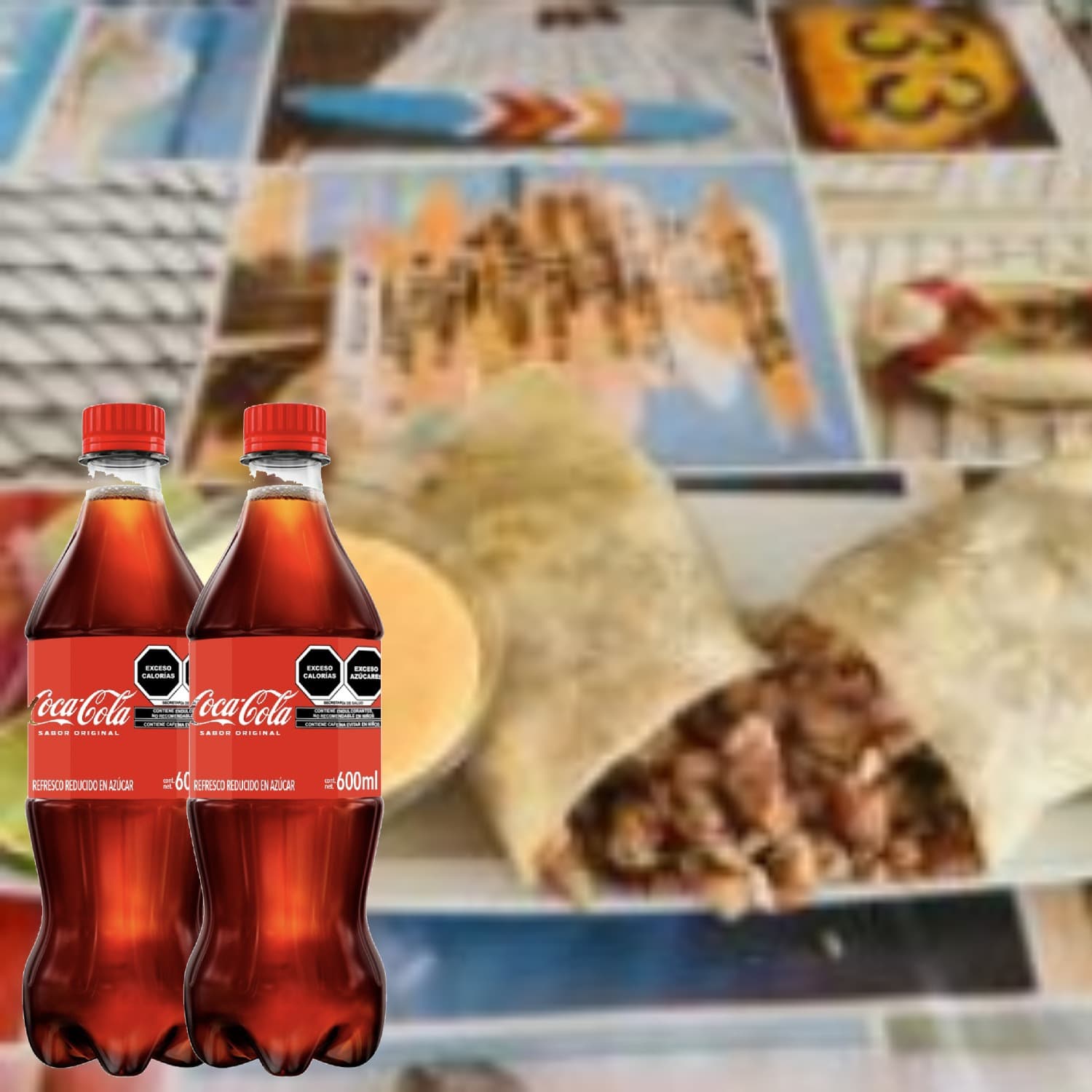 Combo Pareja (Megaburro+Torta+2Refrescos)