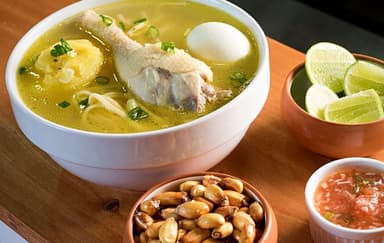 Caldo de Gallina con Presa