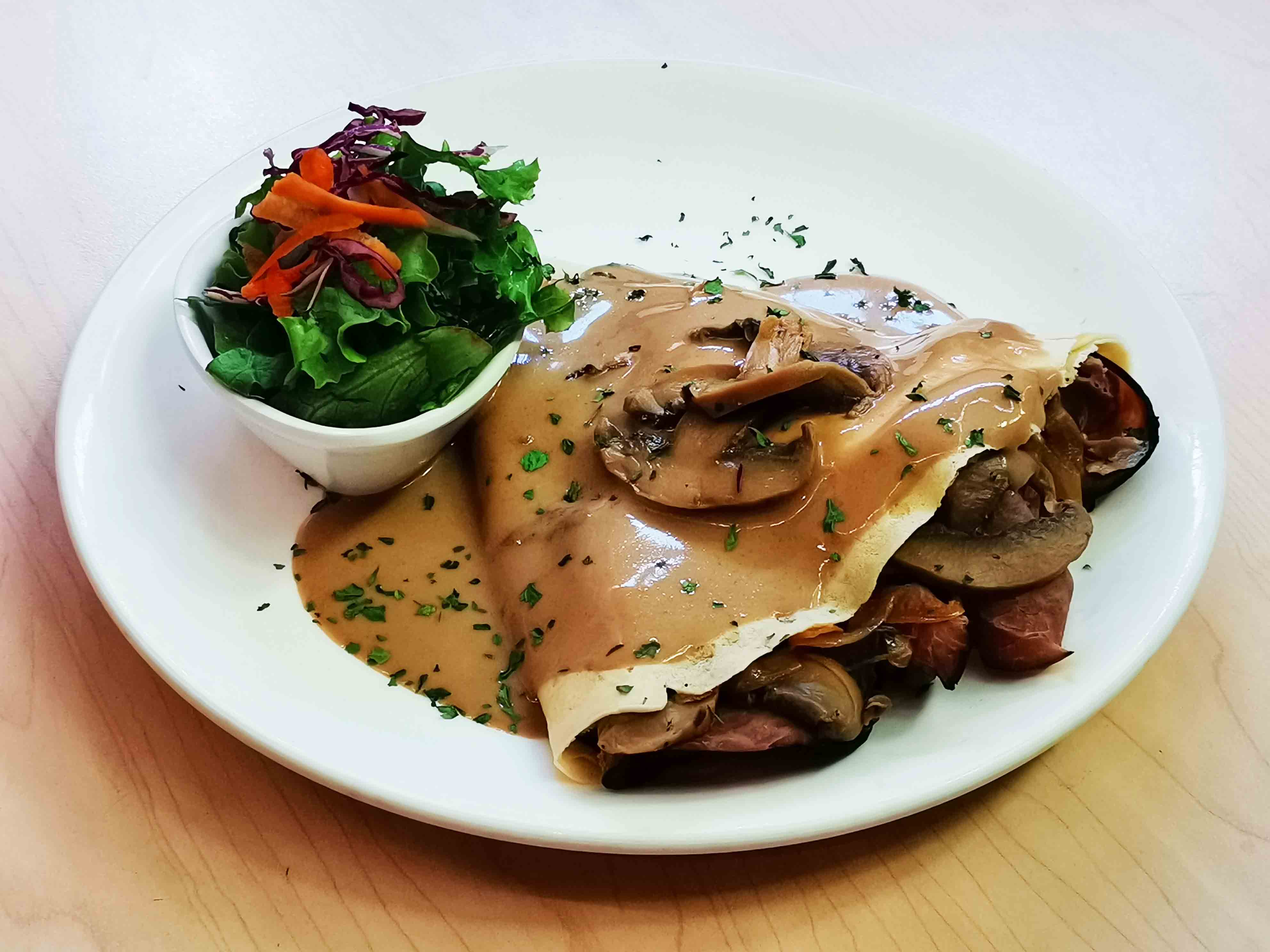 Crepa roast beef