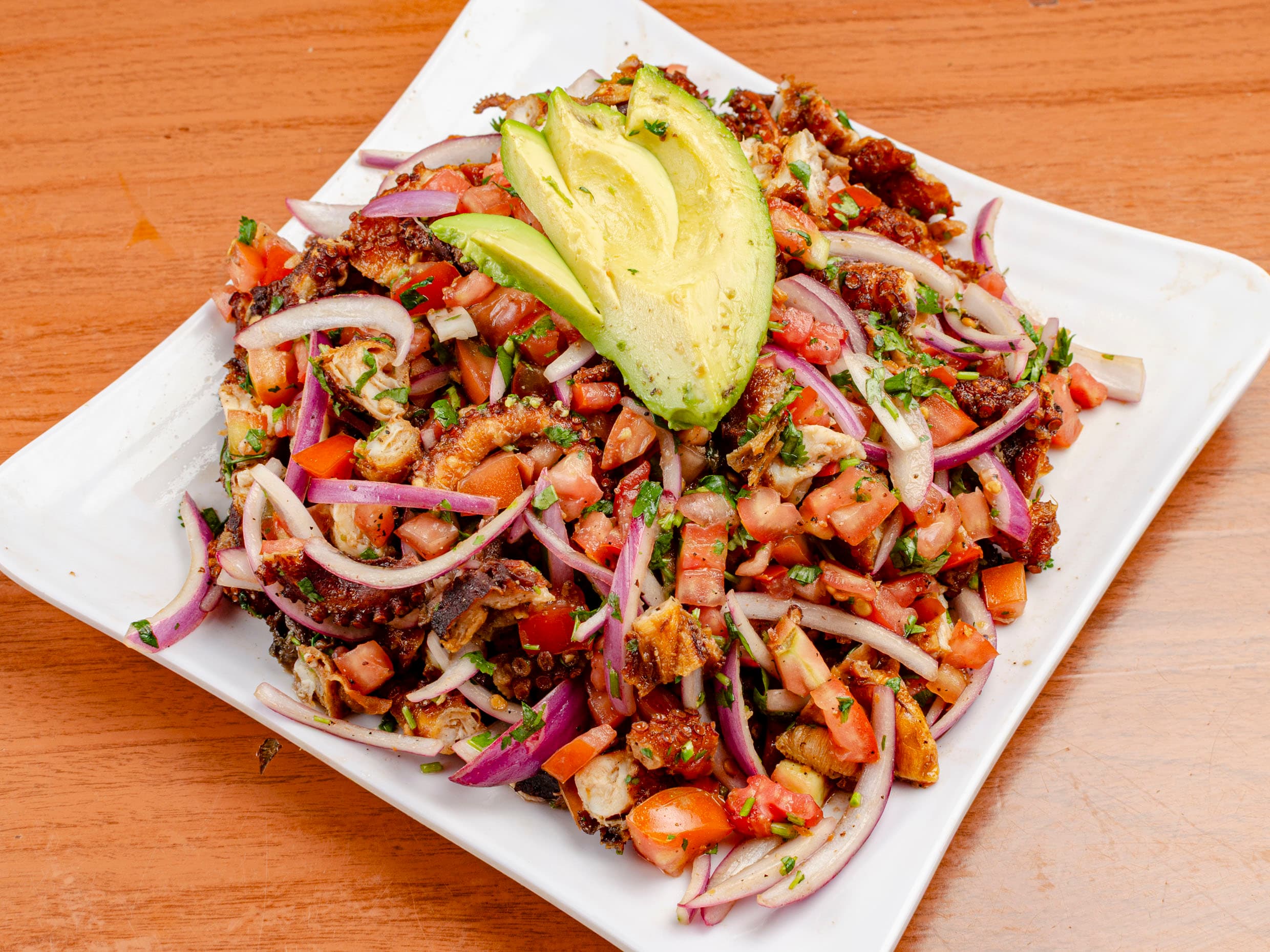 Pulpo frito